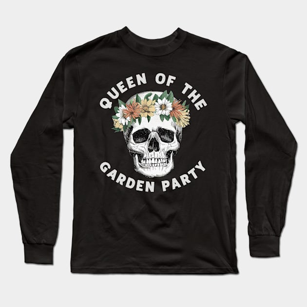 Queen of the garden party Long Sleeve T-Shirt by Evgmerk